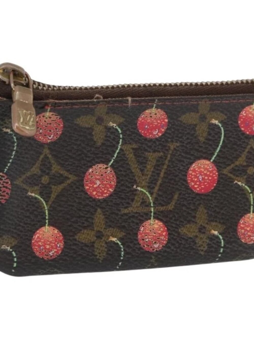 LOUIS VUITTON Monogram Cherry Pochette Cles Coin Purse